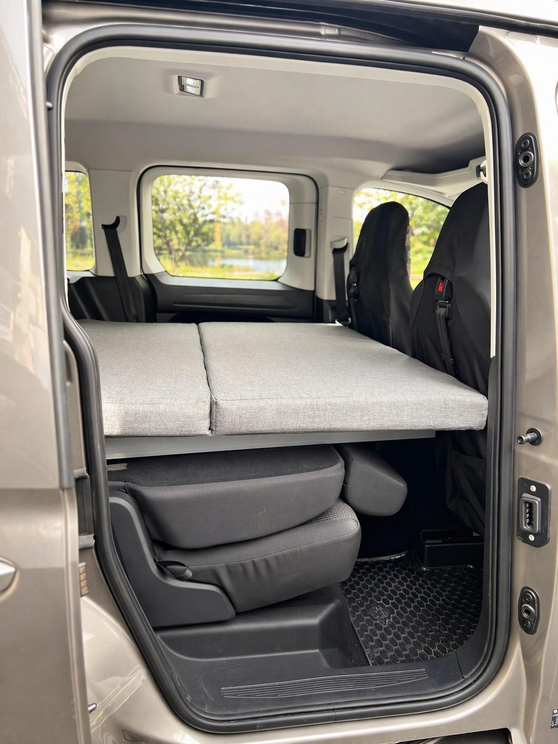 Módulo Cama Básico con (Cajón cocina + Bandeja parcial extraible) VOLKSWAGEN CADDY  "M" desde 2022 - Imagen 18