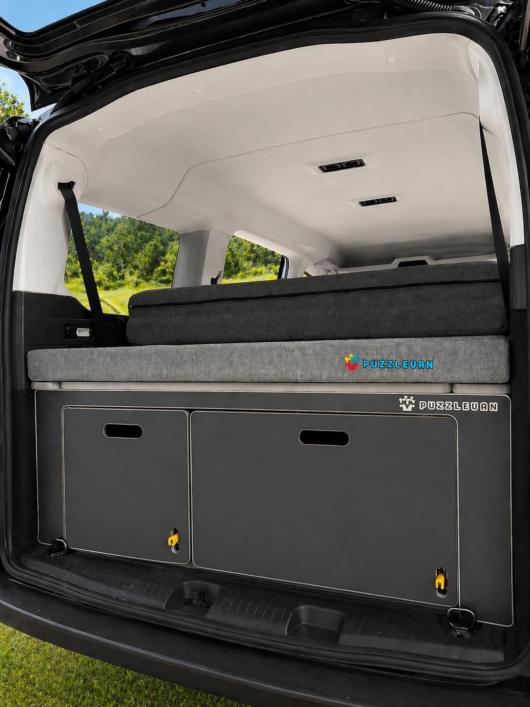 Módulo Cama Básico con (Cajón extraíble pequeño+Cajón extraíble grande)  FORD TOURNEO CONNECT "M" desde 2022 - Imagen 2