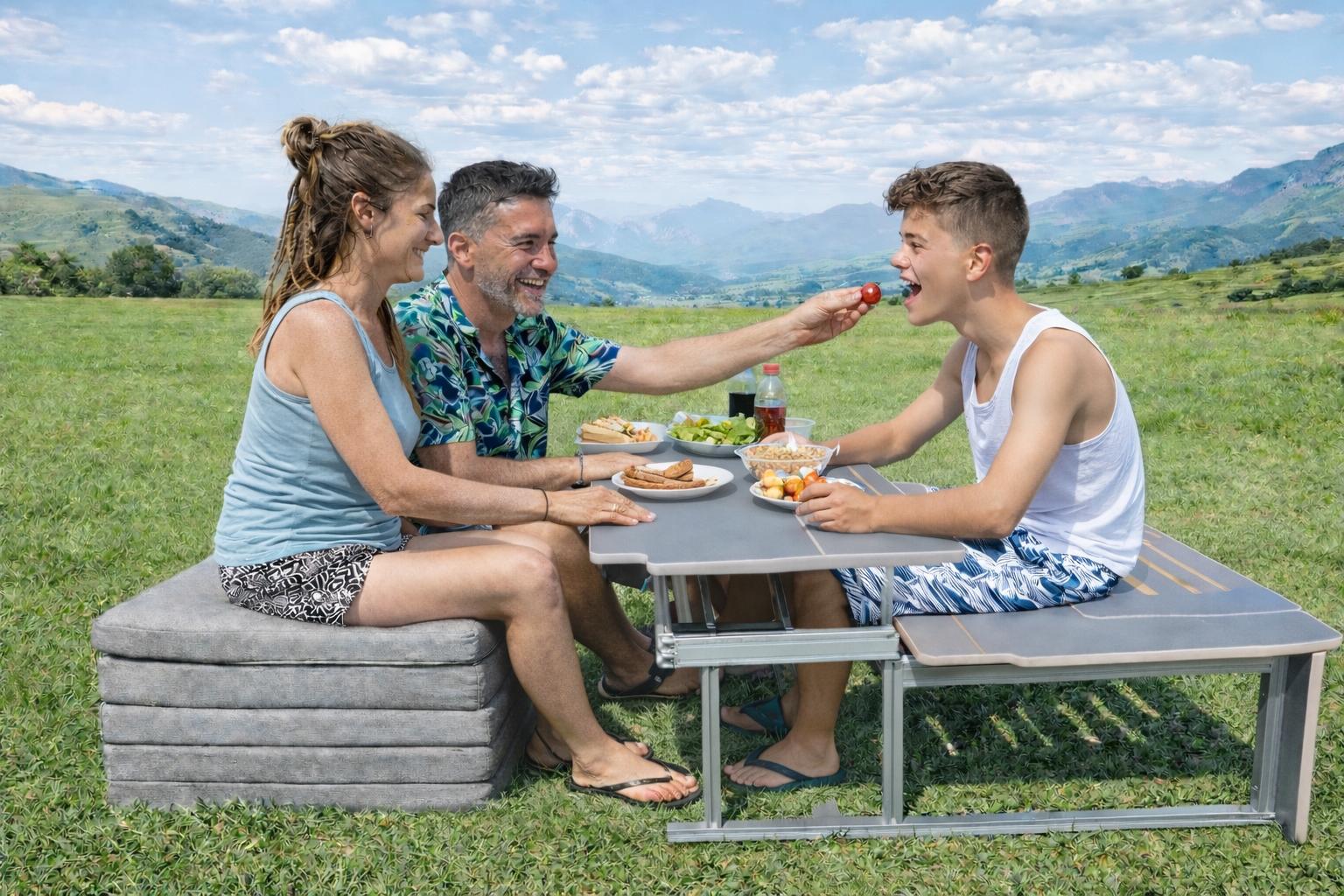 MÓDULO BÁSICO (colchones y mesa abatible incluidos) NISSAN TOWNSTAR «LONG» desde 2021 - Imagen 15