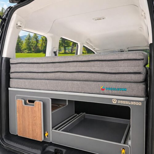 Módulo Cama Básico con (Cajón cocina + Bandeja parcial extraible) VOLKSWAGEN CADDY "MAXI" desde 2004-2020